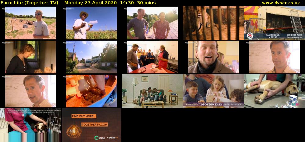 Farm Life (Together TV) Monday 27 April 2020 14:30 - 15:00