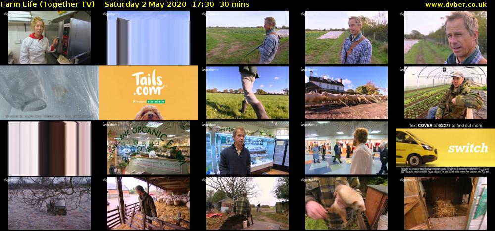 Farm Life (Together TV) Saturday 2 May 2020 17:30 - 18:00