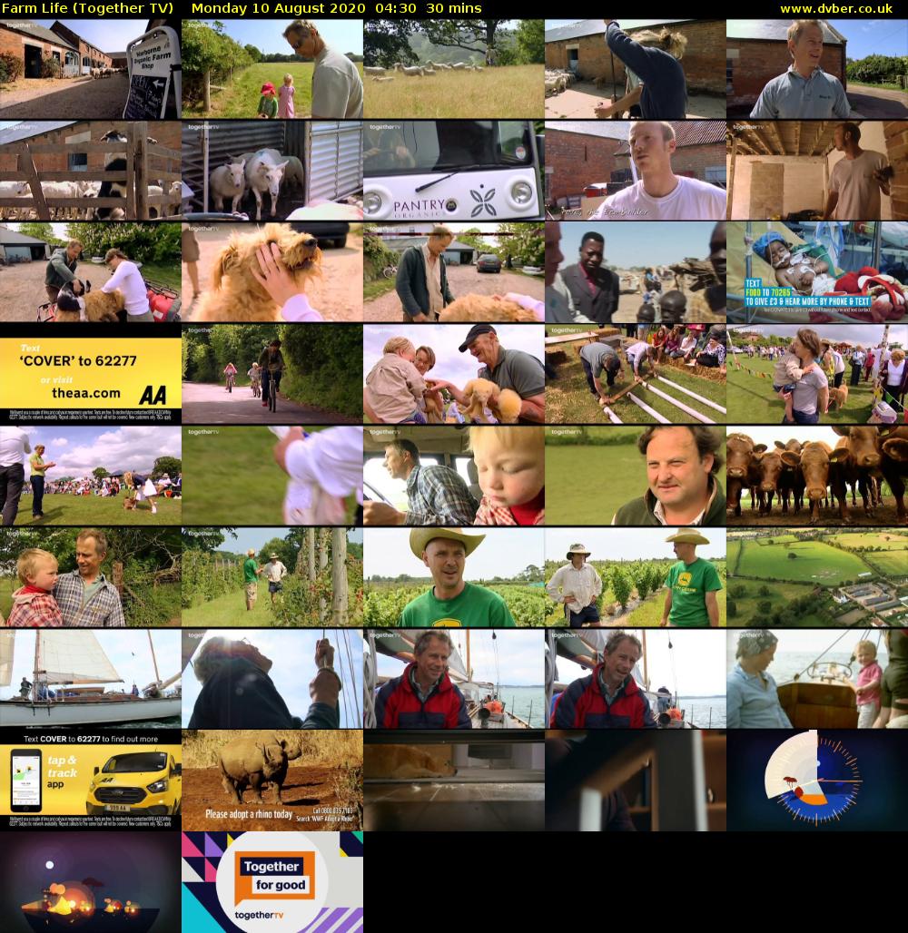 Farm Life (Together TV) Monday 10 August 2020 04:30 - 05:00