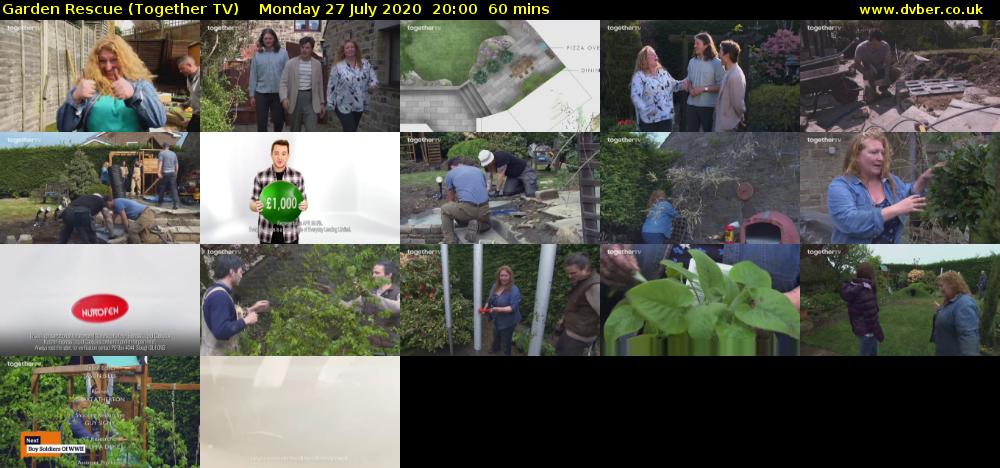 Garden Rescue (Together TV) Monday 27 July 2020 20:00 - 21:00