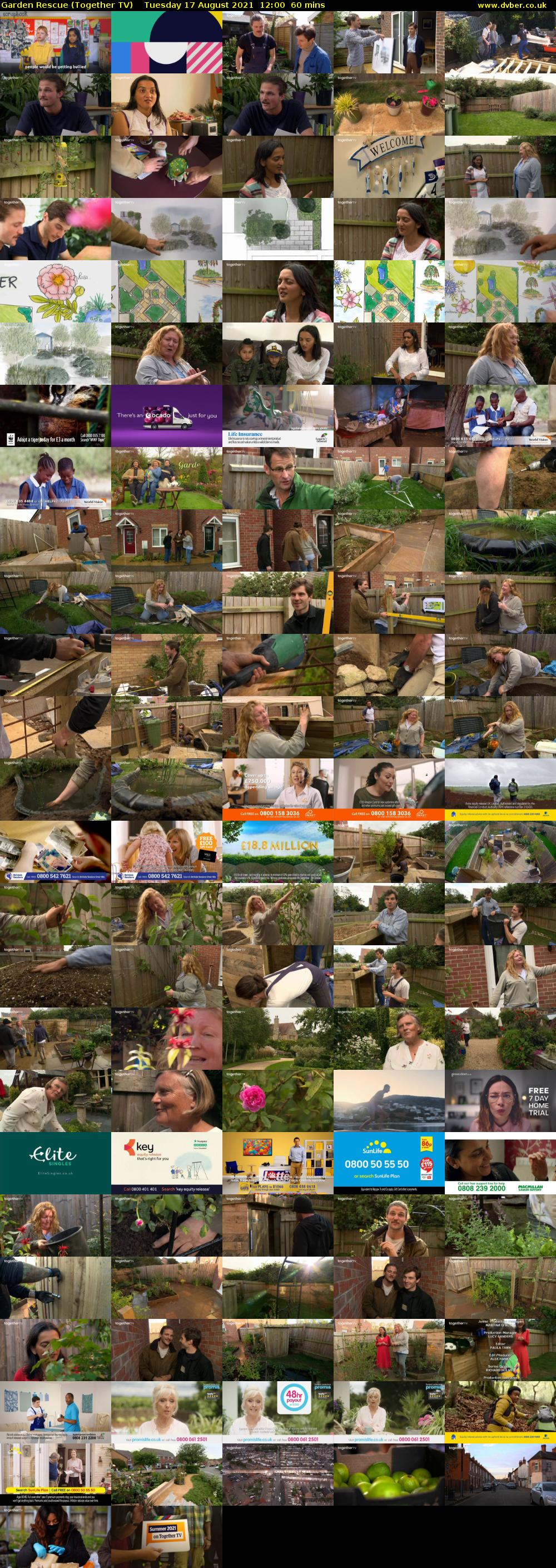 Garden Rescue (Together TV) Tuesday 17 August 2021 12:00 - 13:00