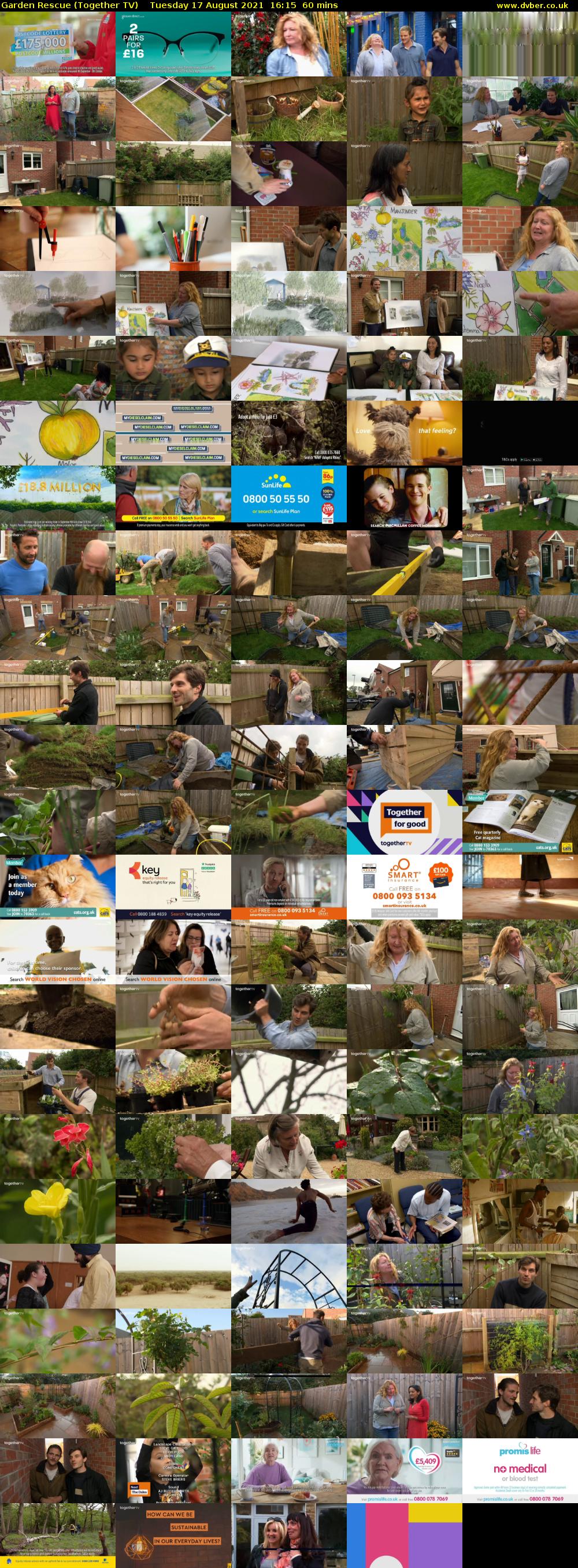 Garden Rescue (Together TV) Tuesday 17 August 2021 16:15 - 17:15