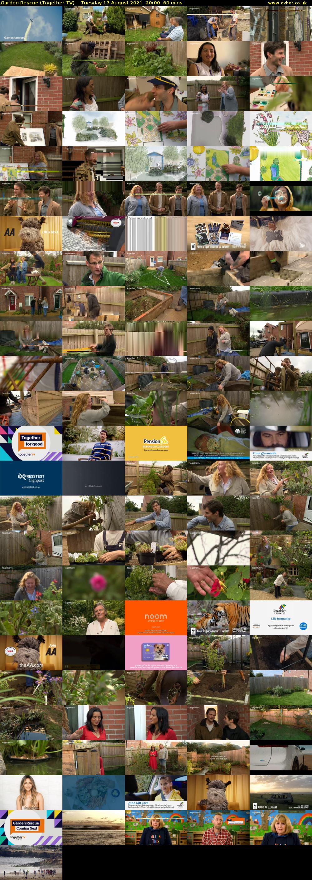 Garden Rescue (Together TV) Tuesday 17 August 2021 20:00 - 21:00