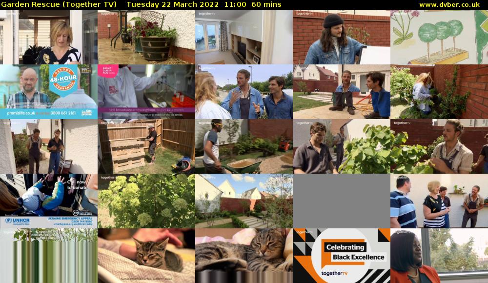 Garden Rescue (Together TV) Tuesday 22 March 2022 11:00 - 12:00