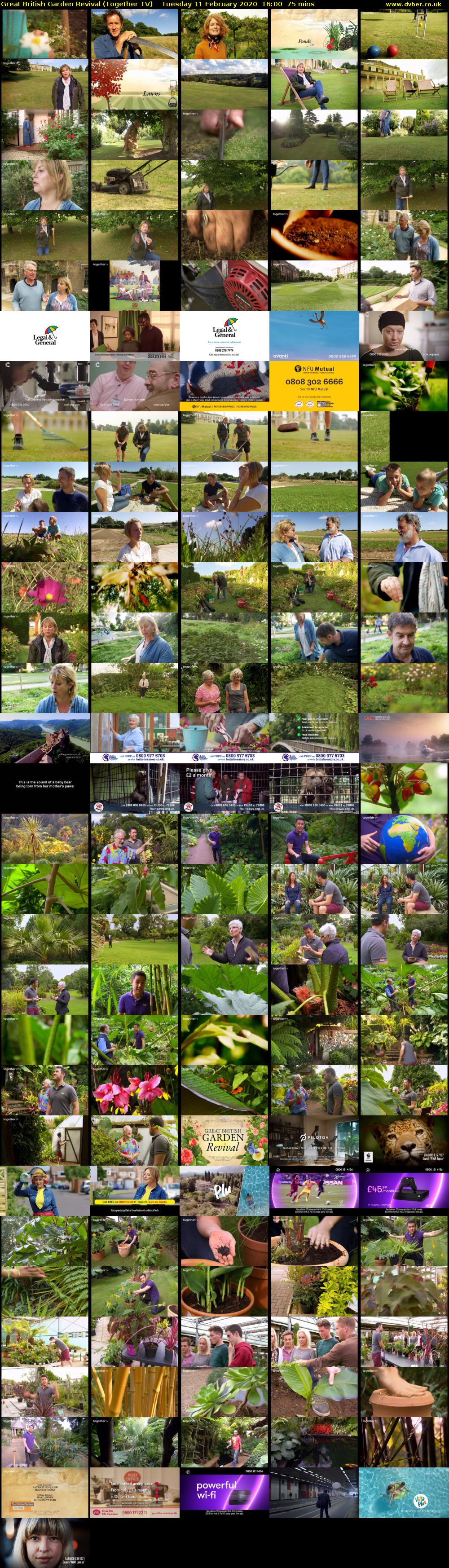 Great British Garden Revival (Together TV) Tuesday 11 February 2020 16:00 - 17:15