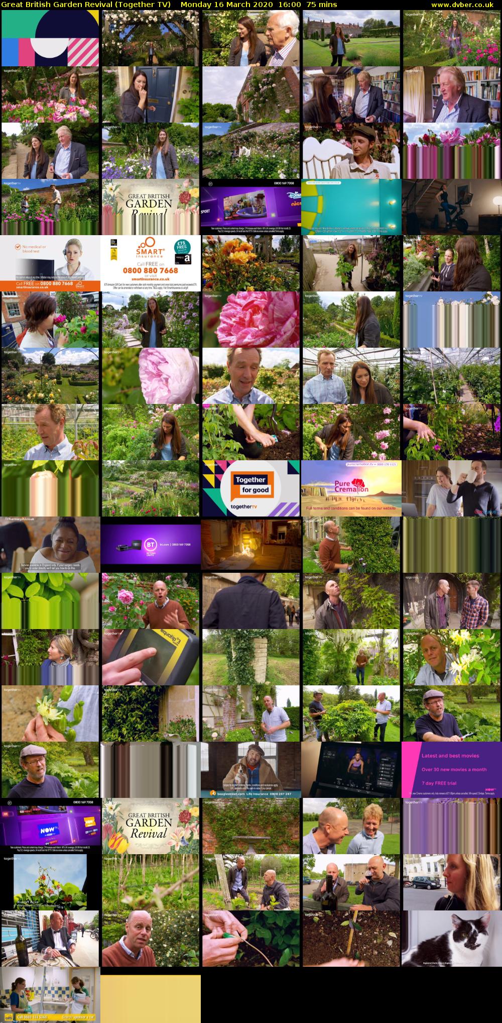 Great British Garden Revival (Together TV) Monday 16 March 2020 16:00 - 17:15
