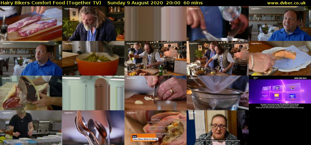 Hairy Bikers Comfort Food (Together TV) Sunday 9 August 2020 20:00 - 21:00