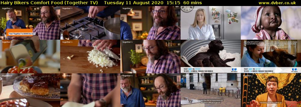 Hairy Bikers Comfort Food (Together TV) Tuesday 11 August 2020 15:15 - 16:15