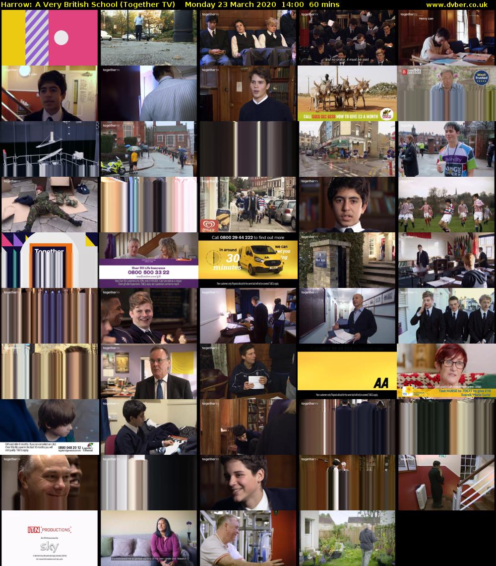 Harrow: A Very British School (Together TV) Monday 23 March 2020 14:00 - 15:00