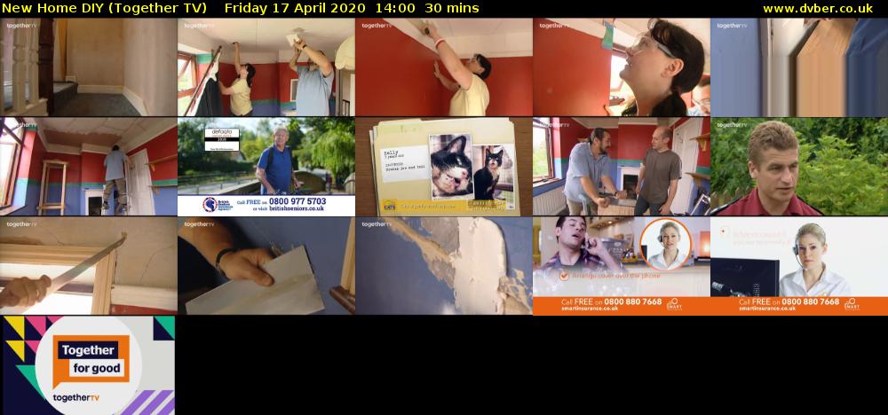 New Home DIY (Together TV) Friday 17 April 2020 14:00 - 14:30