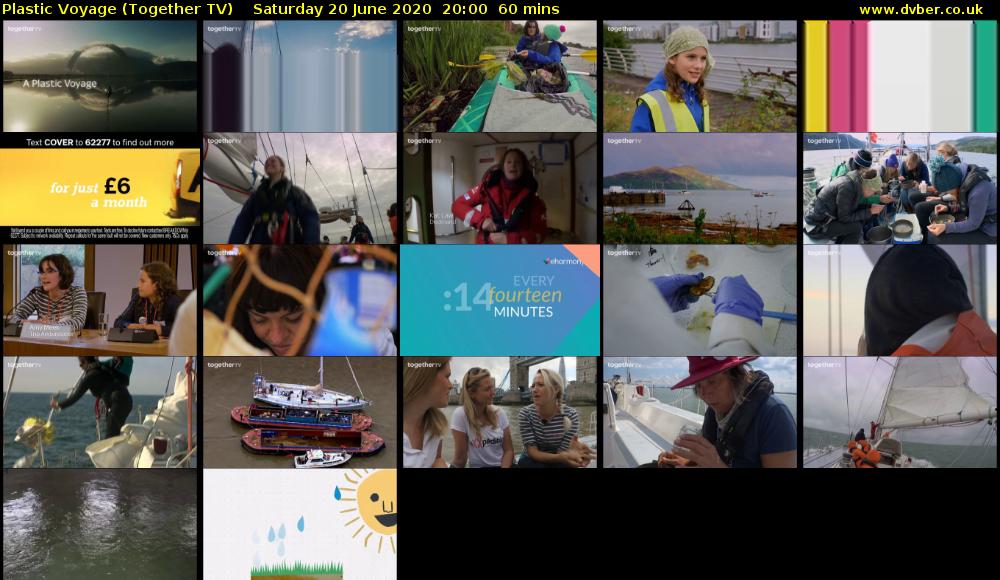 Plastic Voyage (Together TV) Saturday 20 June 2020 20:00 - 21:00