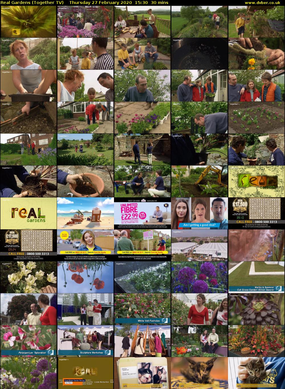 Real Gardens (Together TV) Thursday 27 February 2020 15:30 - 16:00