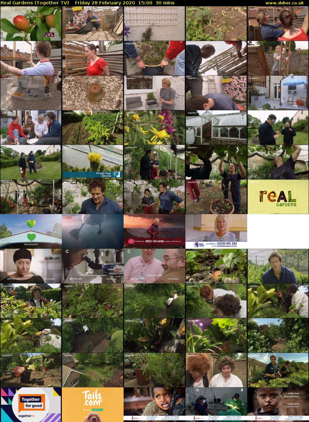 Real Gardens (Together TV) Friday 28 February 2020 15:00 - 15:30