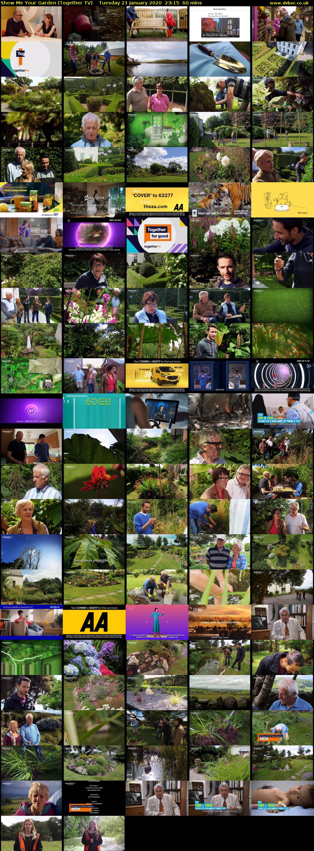 Show Me Your Garden (Together TV) Tuesday 21 January 2020 23:15 - 00:15