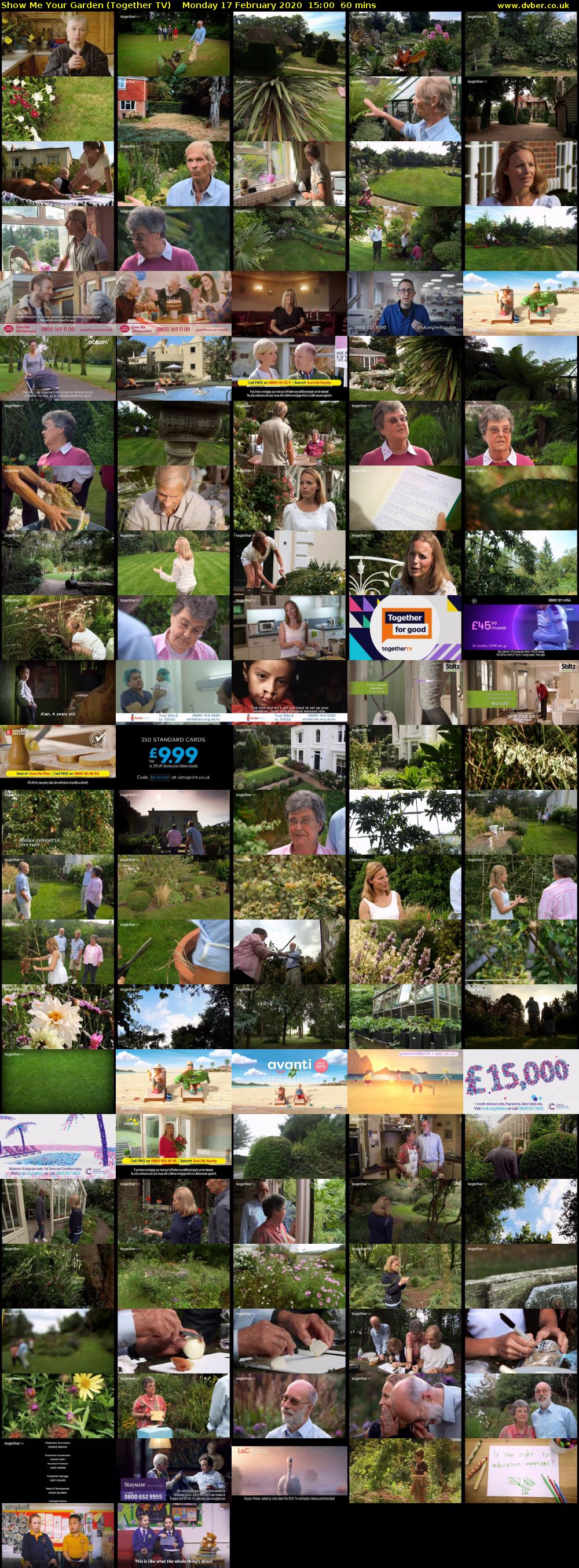 Show Me Your Garden (Together TV) Monday 17 February 2020 15:00 - 16:00