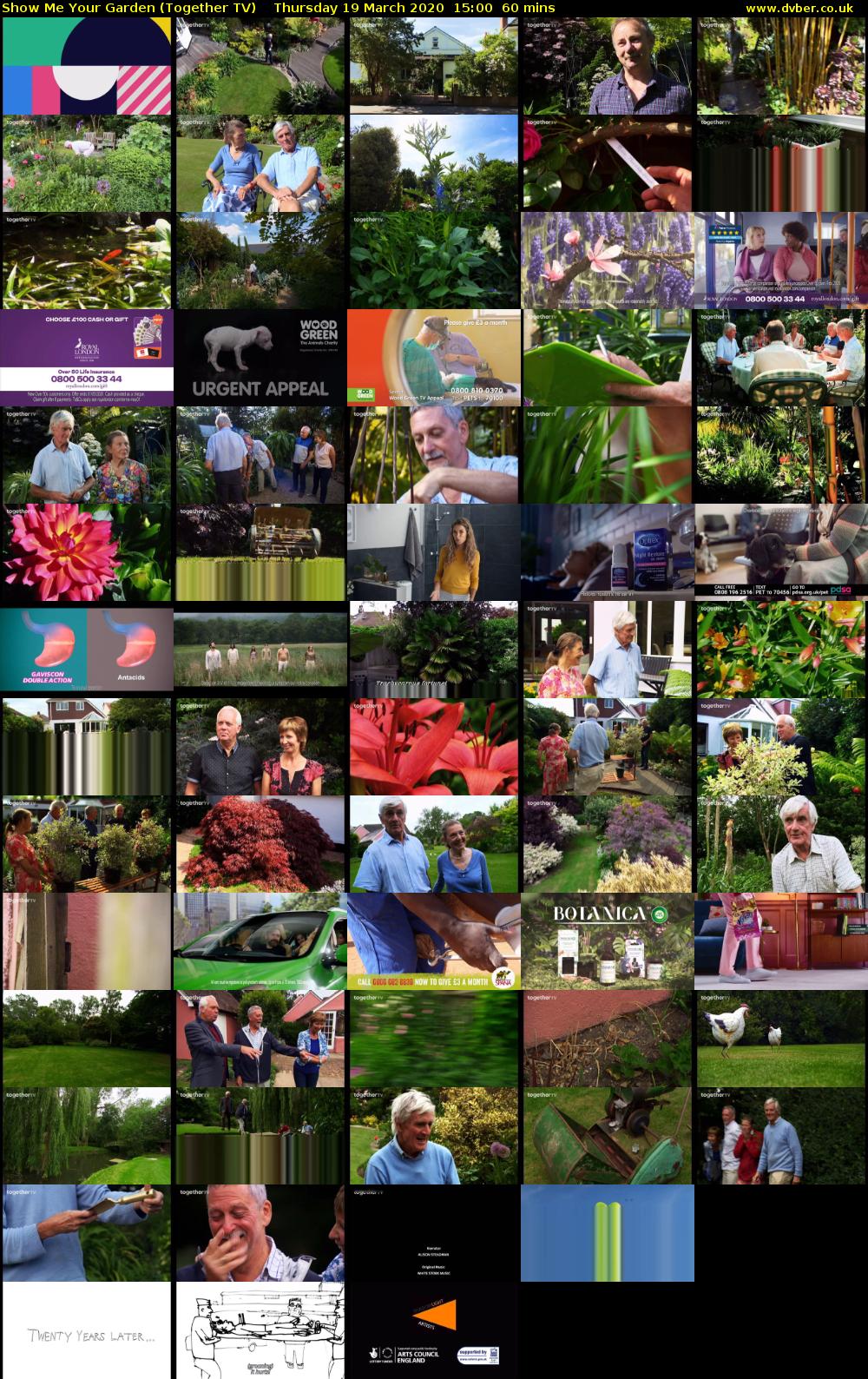 Show Me Your Garden (Together TV) Thursday 19 March 2020 15:00 - 16:00