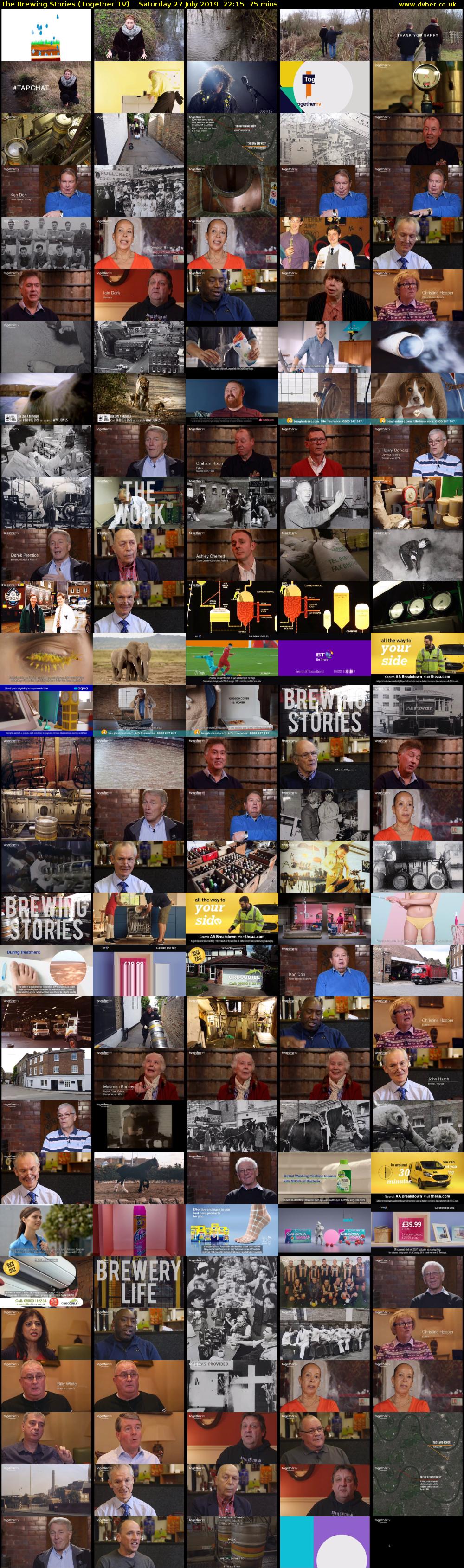 The Brewing Stories (Together TV) Saturday 27 July 2019 22:15 - 23:30