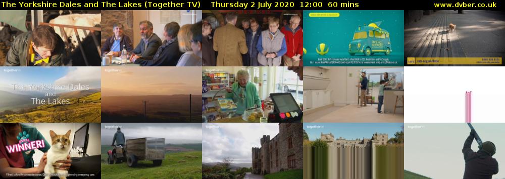 The Yorkshire Dales and The Lakes (Together TV) Thursday 2 July 2020 12:00 - 13:00