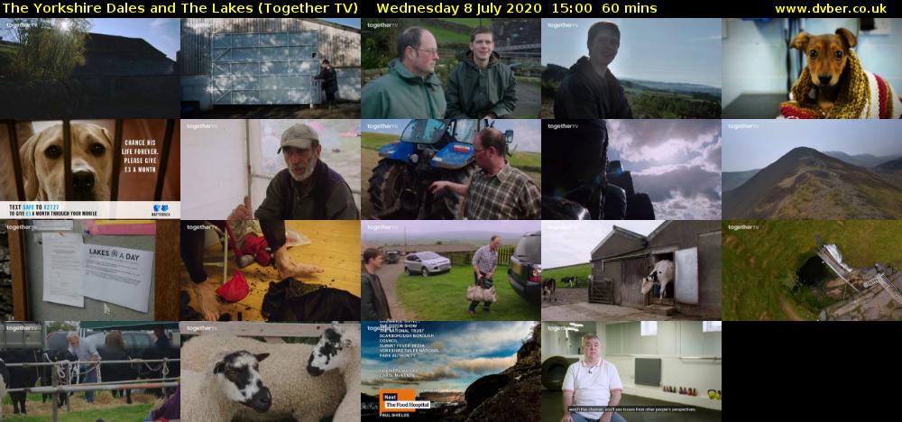 The Yorkshire Dales and The Lakes (Together TV) Wednesday 8 July 2020 15:00 - 16:00