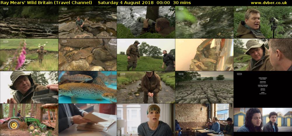 Ray Mears' Wild Britain (Travel Channel) Saturday 4 August 2018 00:00 - 00:30