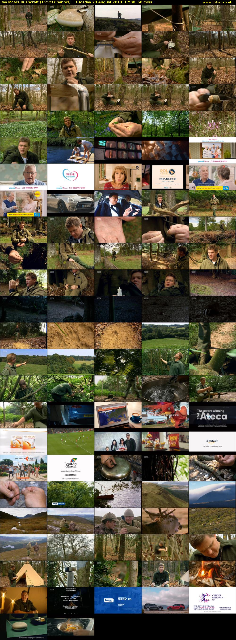 Ray Mears Bushcraft (Travel Channel) Tuesday 28 August 2018 17:00 - 18:00
