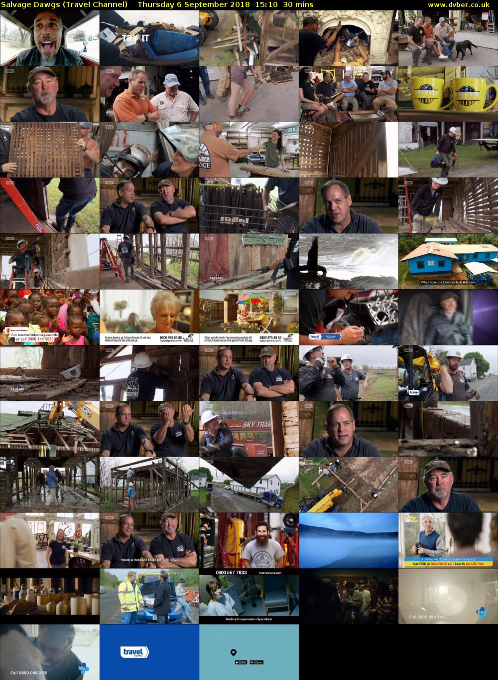 Salvage Dawgs (Travel Channel) Thursday 6 September 2018 15:10 - 15:40