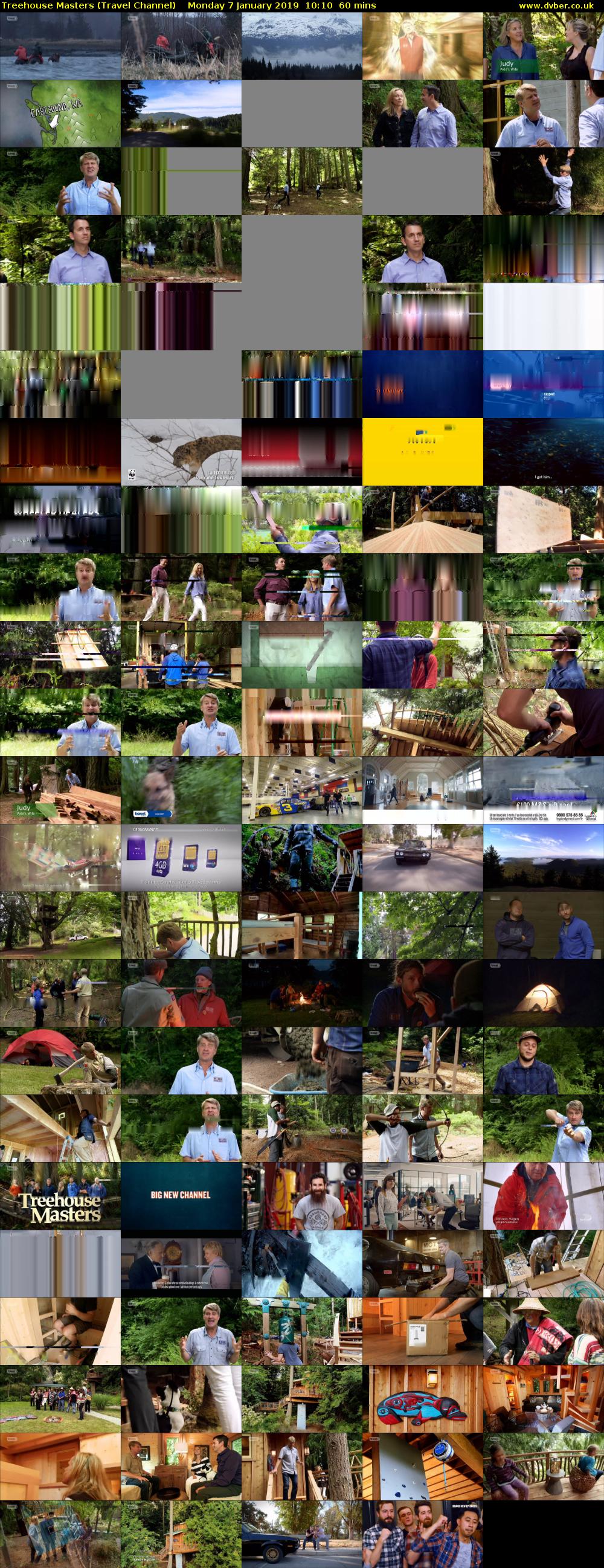 Treehouse Masters (Travel Channel) Monday 7 January 2019 10:10 - 11:10