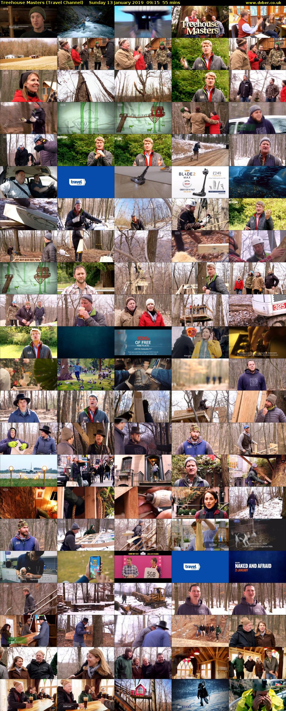 Treehouse Masters (Travel Channel) Sunday 13 January 2019 09:15 - 10:10