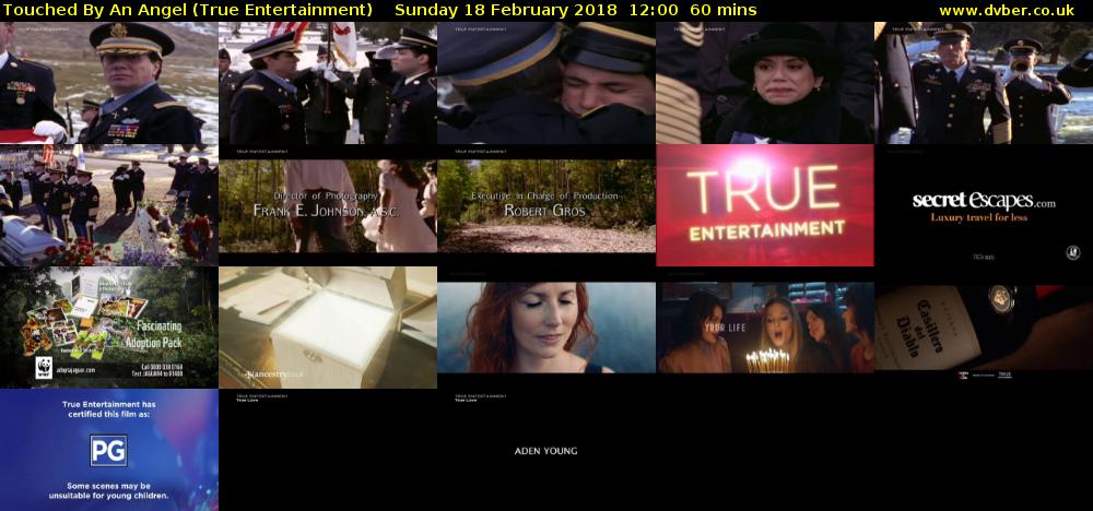 Touched By An Angel (True Entertainment) Sunday 18 February 2018 12:00 - 13:00