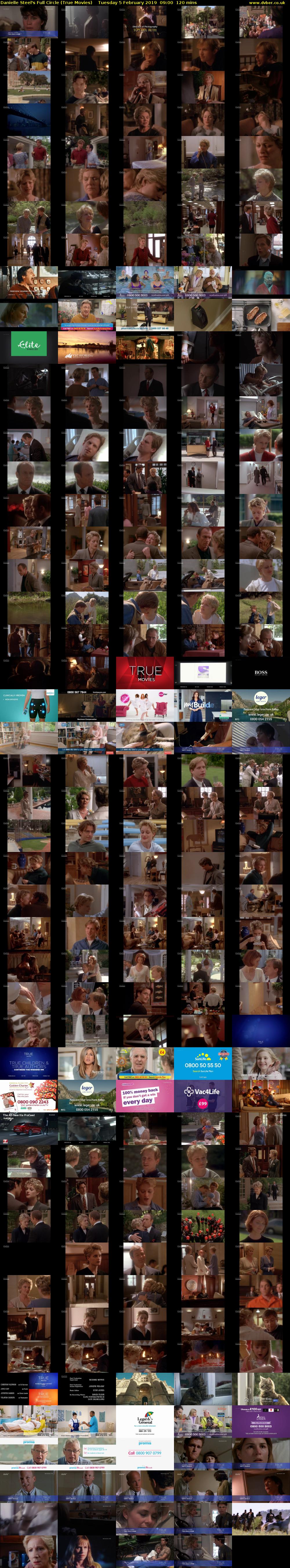Danielle Steel's Full Circle (True Movies) Tuesday 5 February 2019 09:00 - 11:00