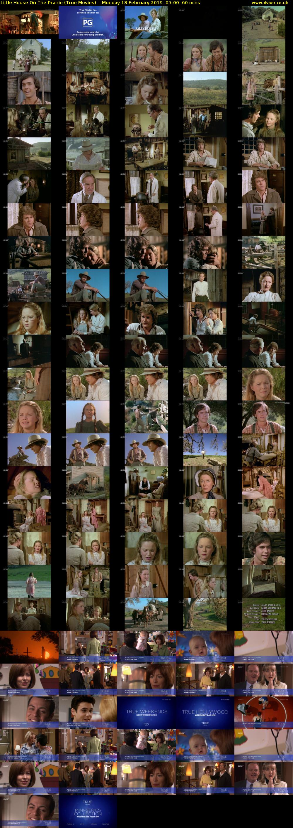 Little House On The Prairie (True Movies) Monday 18 February 2019 05:00 - 06:00