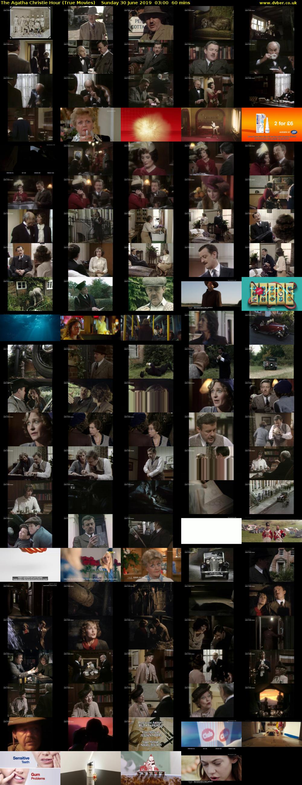 The Agatha Christie Hour (True Movies) Sunday 30 June 2019 03:00 - 04:00