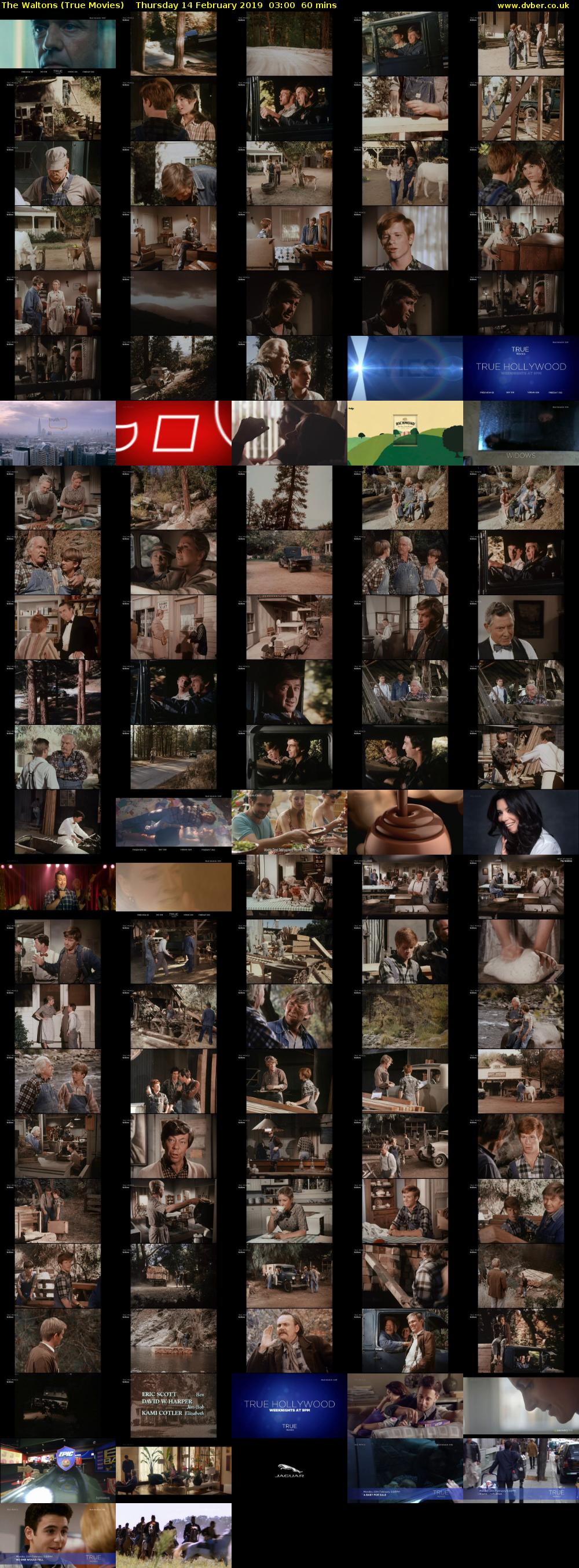 The Waltons (True Movies) Thursday 14 February 2019 03:00 - 04:00