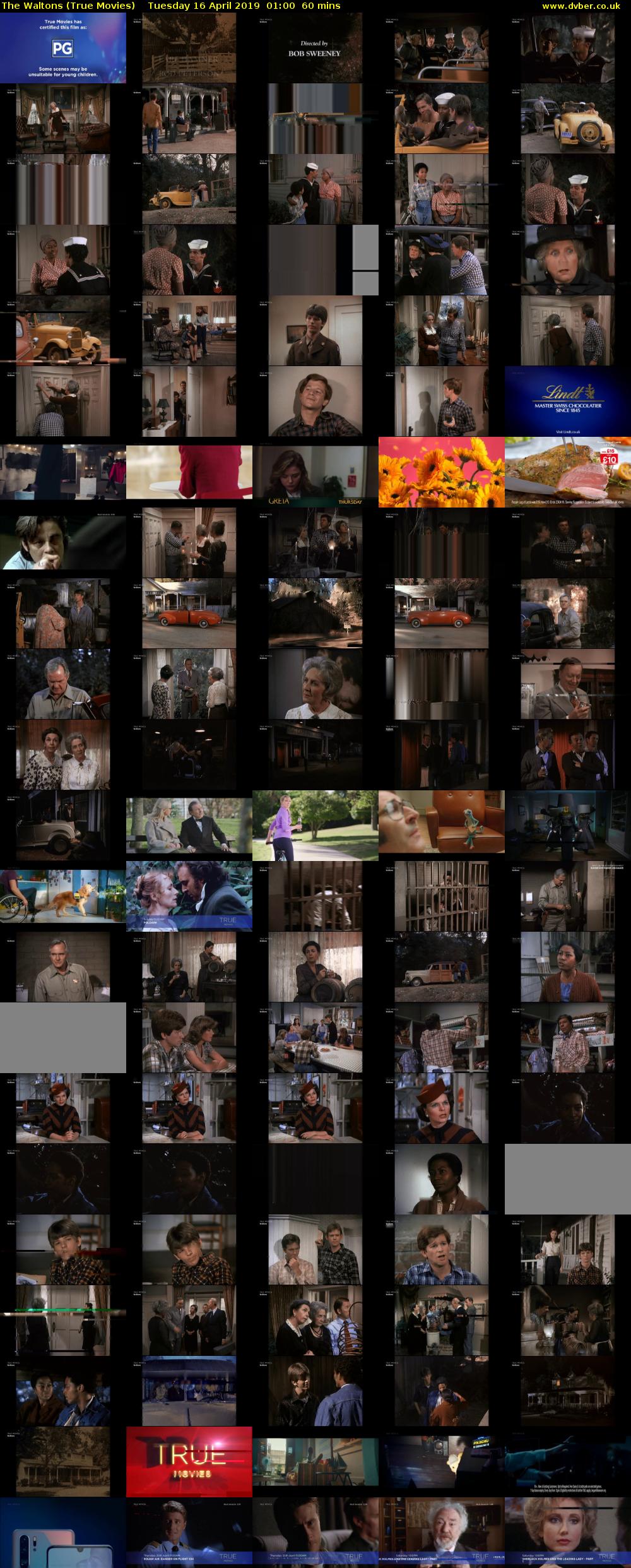 The Waltons (True Movies) Tuesday 16 April 2019 01:00 - 02:00