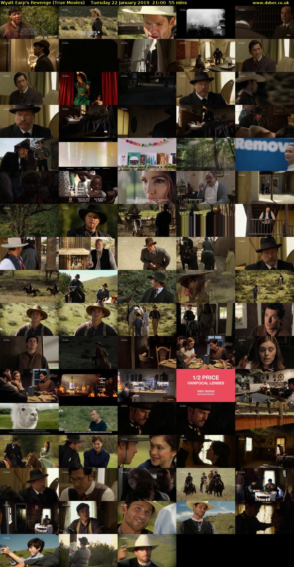 Wyatt Earp's Revenge (True Movies) Tuesday 22 January 2019 21:00 - 21:55