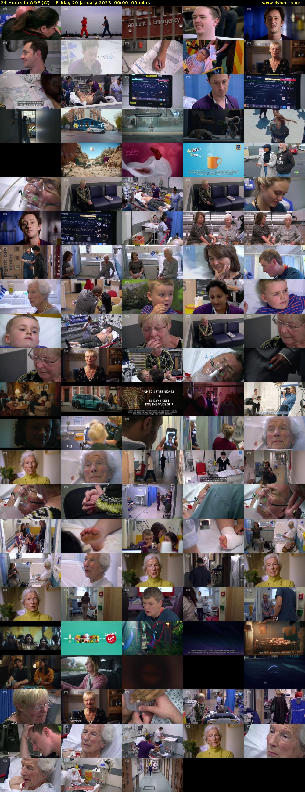 24 Hours in A&E (W) Friday 20 January 2023 00:00 - 01:00