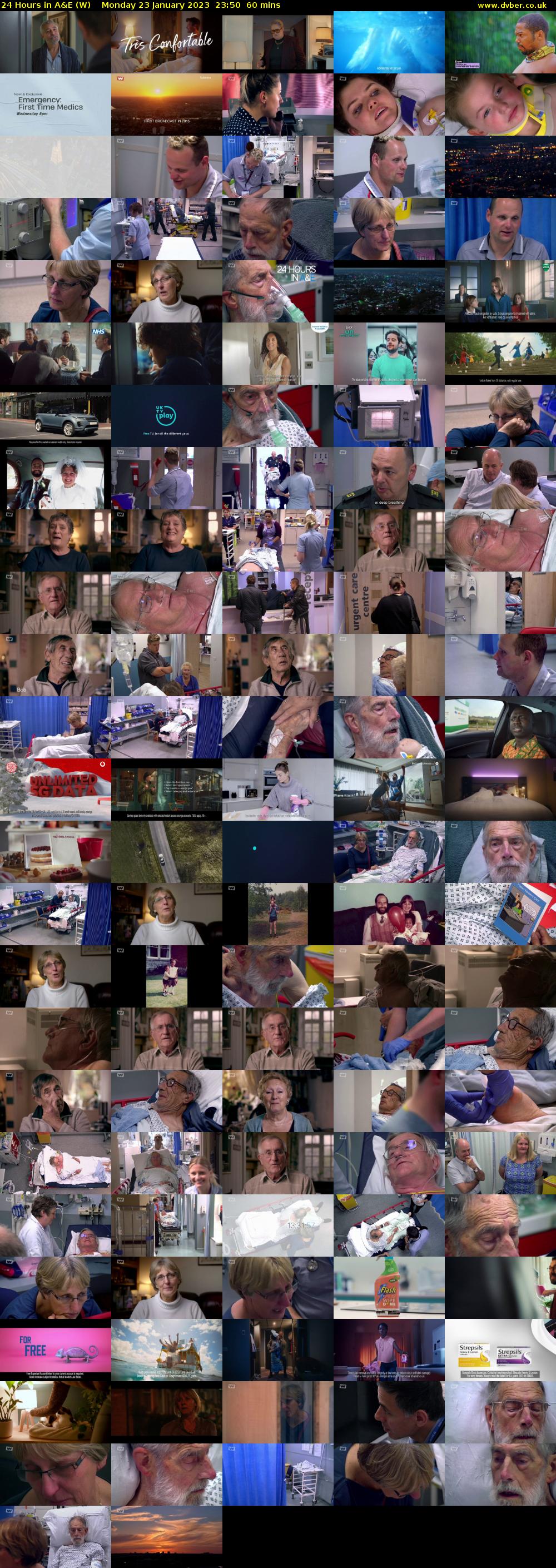 24 Hours in A&E (W) Monday 23 January 2023 23:50 - 00:50