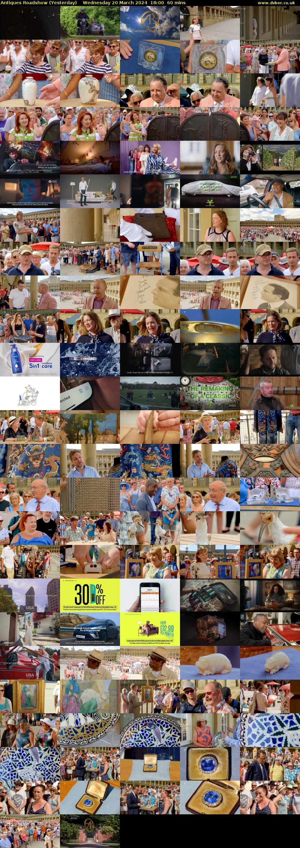 Antiques Roadshow (Yesterday) Wednesday 20 March 2024 18:00 - 19:00