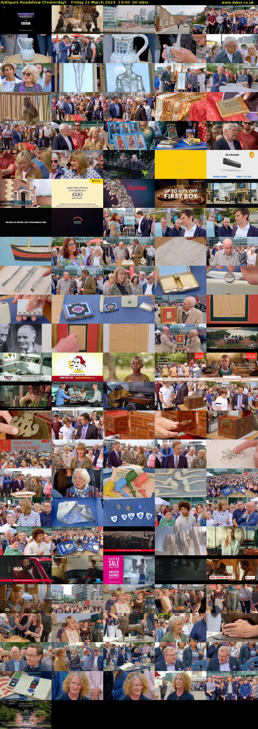 Antiques Roadshow (Yesterday) Friday 22 March 2024 13:00 - 14:00