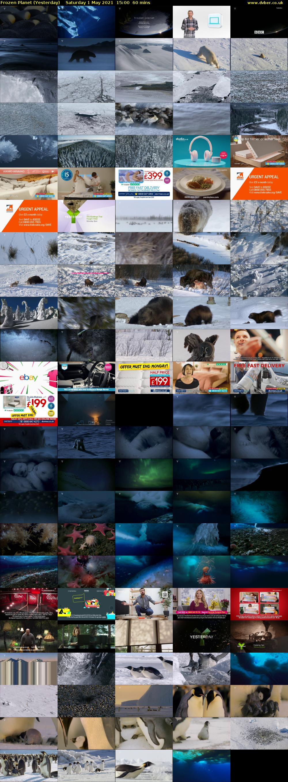 Frozen Planet (Yesterday) Saturday 1 May 2021 15:00 - 16:00