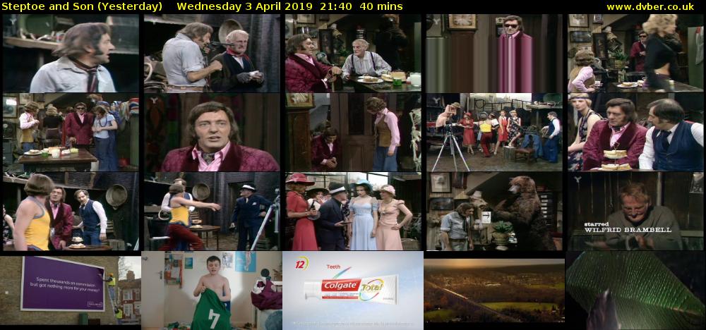 Steptoe and Son (Yesterday) Wednesday 3 April 2019 21:40 - 22:20