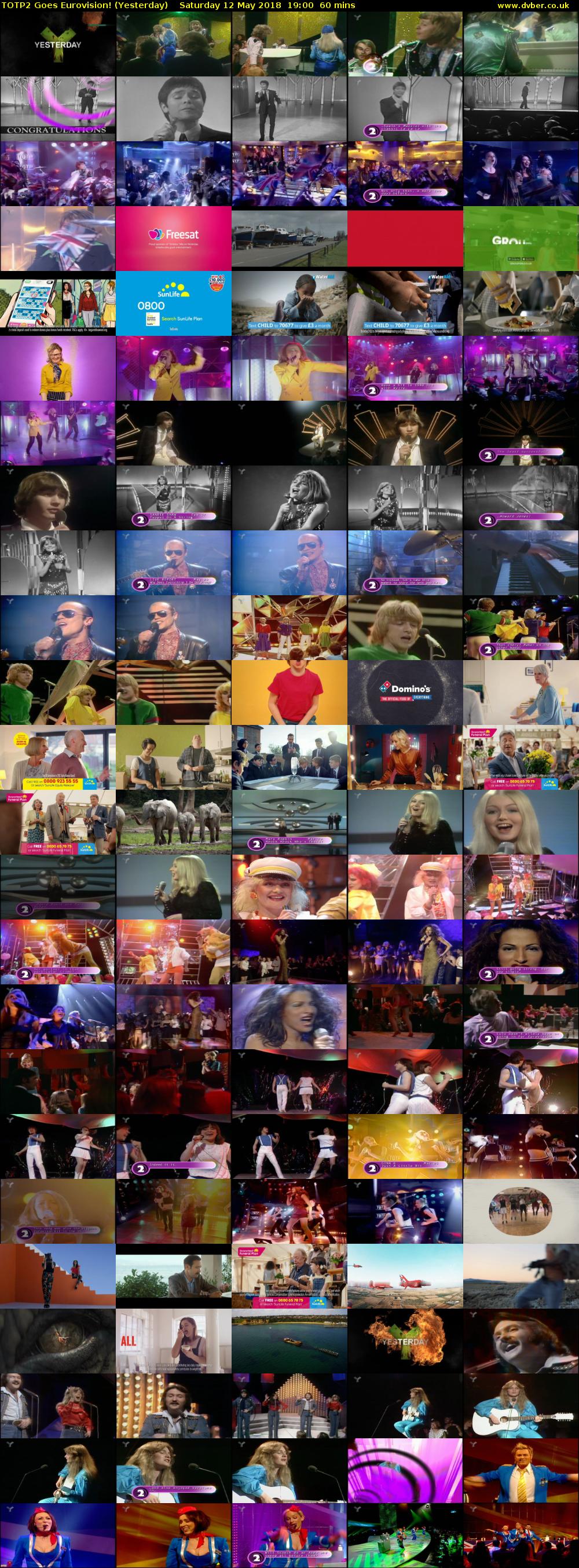 TOTP2 Goes Eurovision! (Yesterday) Saturday 12 May 2018 19:00 - 20:00