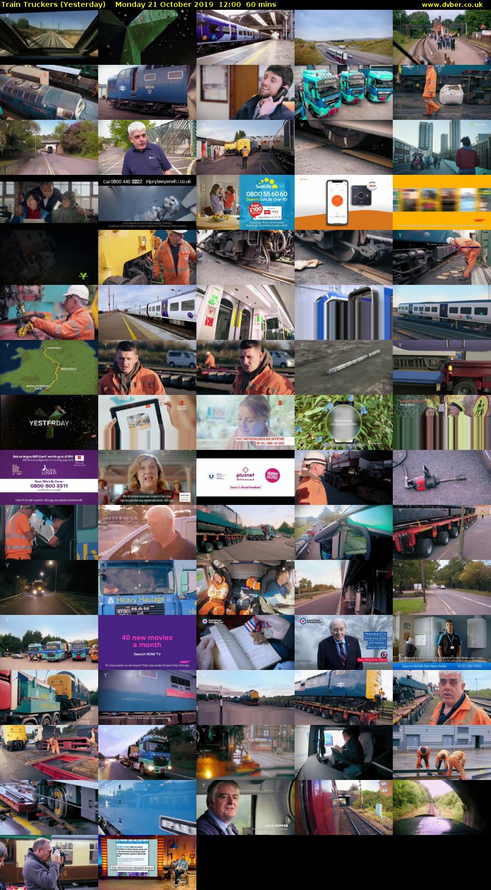 Train Truckers (Yesterday) Monday 21 October 2019 12:00 - 13:00