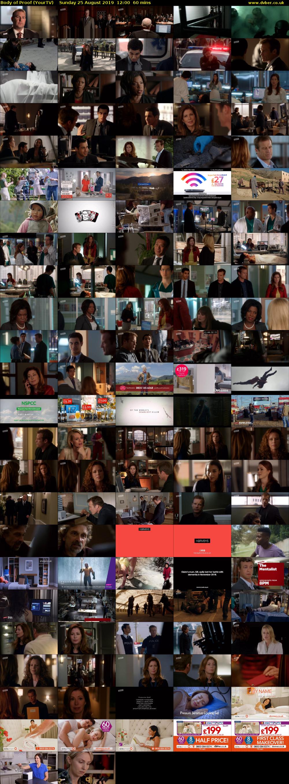 Body of Proof (YourTV) Sunday 25 August 2019 12:00 - 13:00