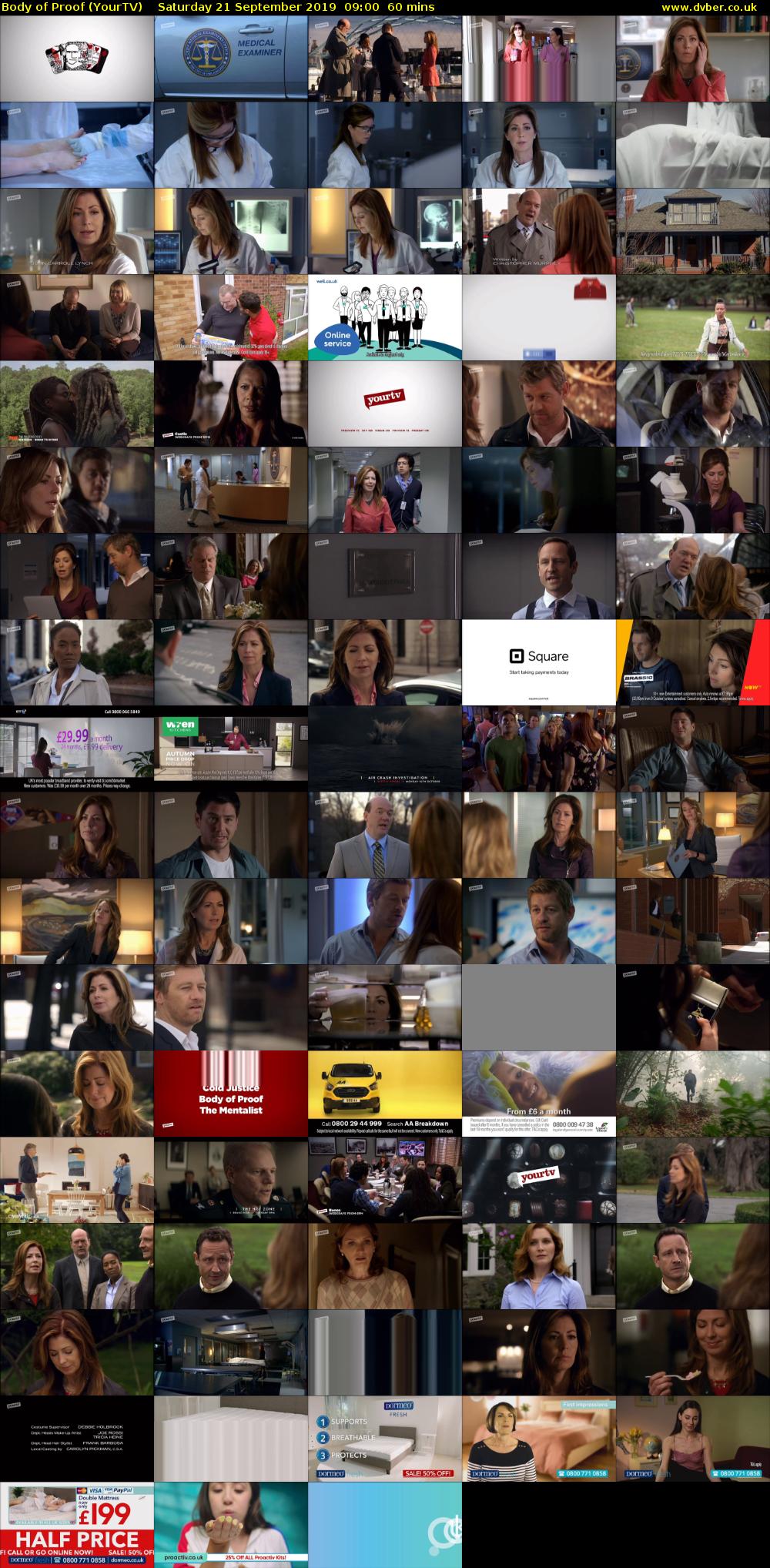Body of Proof (YourTV) Saturday 21 September 2019 09:00 - 10:00