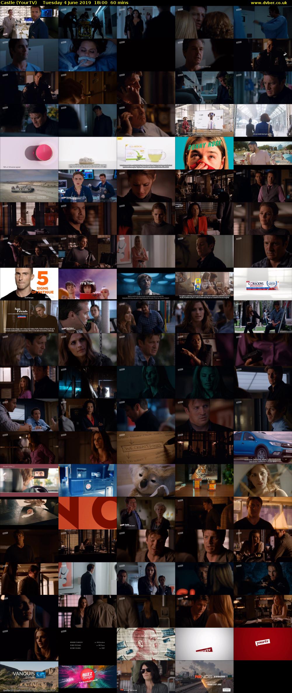 Castle (YourTV) Tuesday 4 June 2019 18:00 - 19:00