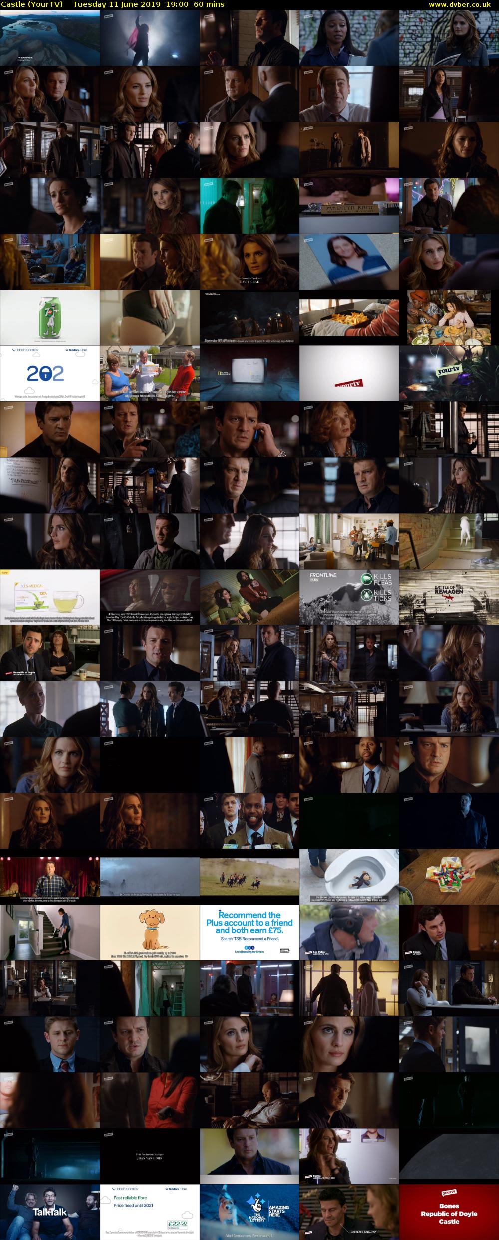 Castle (YourTV) Tuesday 11 June 2019 19:00 - 20:00