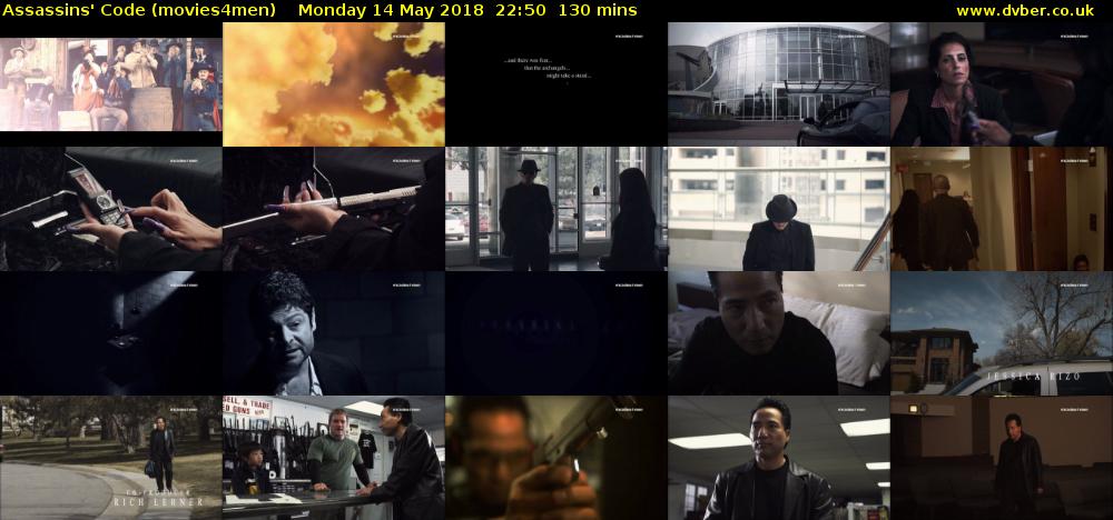 Assassins' Code (movies4men) Monday 14 May 2018 22:50 - 01:00