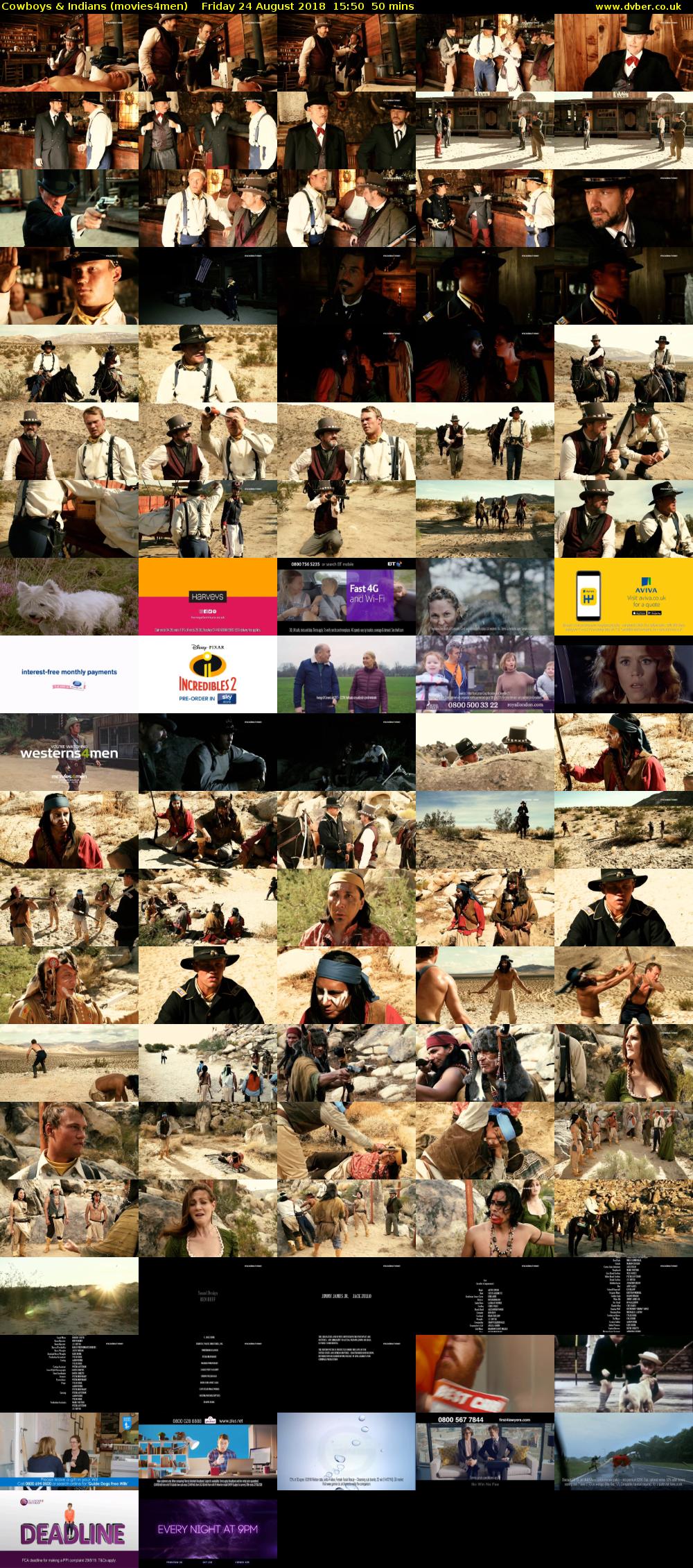 Cowboys & Indians (movies4men) Friday 24 August 2018 15:50 - 16:40