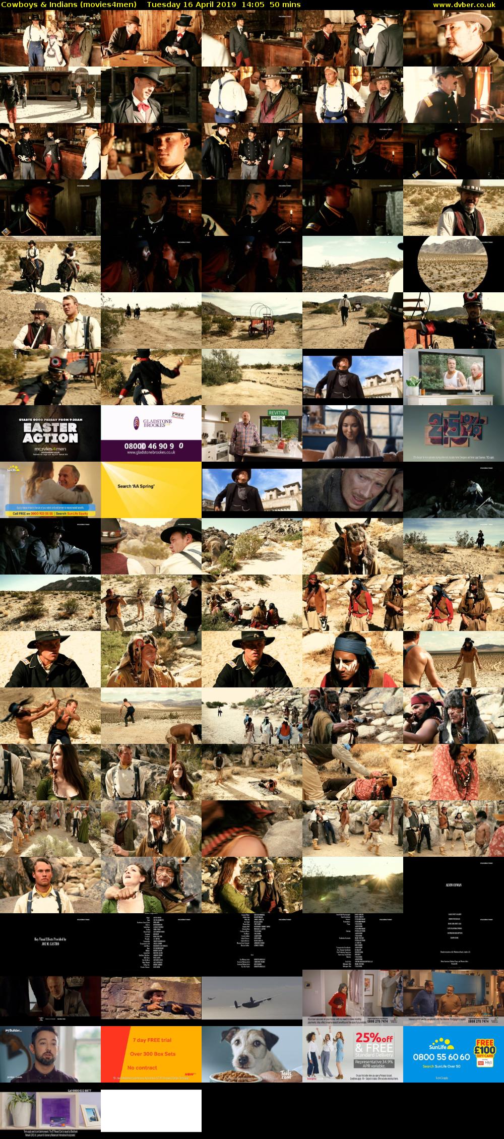 Cowboys & Indians (movies4men) Tuesday 16 April 2019 14:05 - 14:55